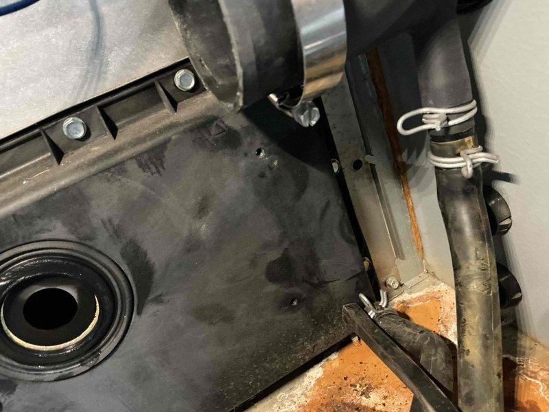 Responded to no-heat call on nine-year-old furnace with complete ignition failure. Upon inspection, discovered significant rust and corrosion on internal piping and mechanical components, indicating moisture intrusion issues. The oxidation was particularly severe on horizontal tubing and metal surfaces where components meet, compromising system integrity. Performed diagnostic testing to identify ignition system failure points and assessed extent of corrosion damage throughout the unit. Documented equipment condition with detailed photographs showing rust patterns, corroded piping, and general wear on mechanical assemblies. Evaluated electrical connections, gas supply components, and control systems to determine root cause of ignition failure. Unit showed evidence of prolonged moisture exposure affecting multiple metal components within the cabinet. Provided comprehensive assessment of necessary repairs to restore proper operation and prevent future moisture-related failures.