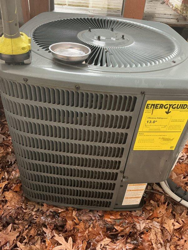 Performed comprehensive preventive maintenance on residential air conditioning system. Inspected outdoor condenser unit, verified proper fan motor operation and blade assembly, checked electrical connections, and confirmed adequate airflow through coil fins. Unit operating within normal parameters with no deficiencies noted.