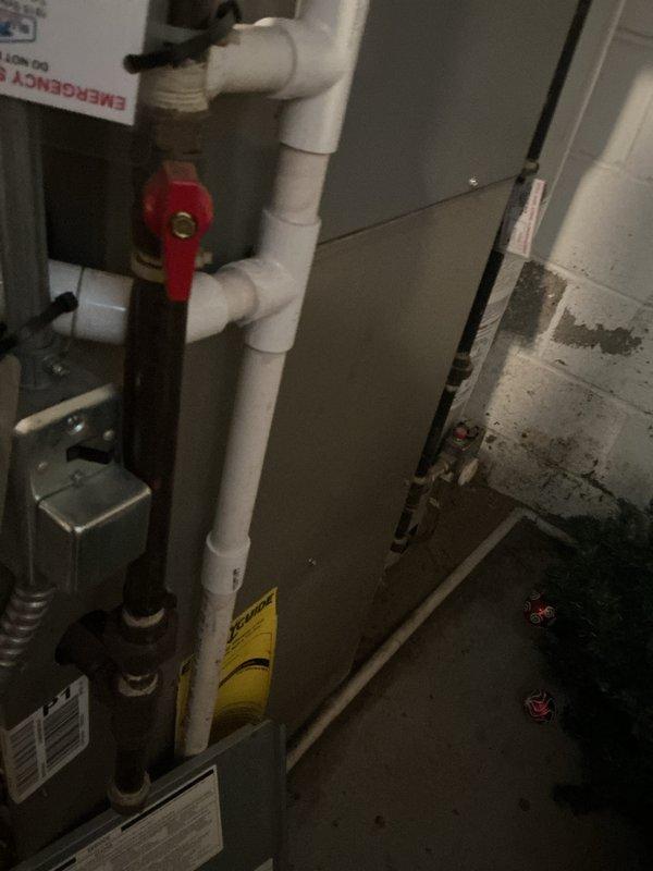 Completed scheduled preventive maintenance on residential cooling system as part of MVP prepaid maintenance program. Performed comprehensive inspection of air handler components including control board, capacitor, motor assembly, and electrical connections. All wiring connections were verified secure, capacitor tested within normal operating parameters, and blower motor operation confirmed. Inspected condensate drain system with PVC piping and verified proper drainage through ball valve assembly. System operating efficiently with no deficiencies noted.
