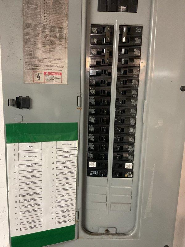 Conducted comprehensive estimate for complete air conditioning system replacement at residential property. Evaluated existing HVAC infrastructure in basement mechanical room, including current furnace installation, ductwork configuration, humidifier system, and electrical service capacity at main breaker panel. Documented equipment specifications, assessed ductwork compatibility for new AC unit integration, verified electrical panel capacity for air conditioner circuit requirements, and photographed existing system components to develop accurate replacement proposal.