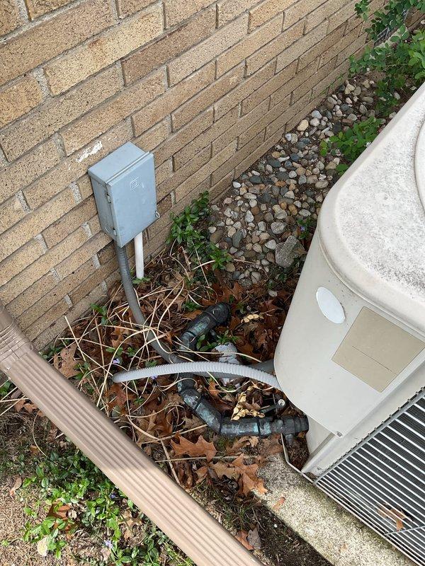 Responded to service call for furnace blowing cold air in basement. Upon inspection, found approximately 50-year-old original equipment furnace unit installed with connected ductwork and basement utilities. Evaluated existing HVAC system including indoor furnace unit and outdoor air conditioning condenser, documented equipment age and condition, and provided estimate for complete system replacement due to age and operational failure of heating equipment.