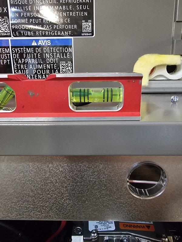 Completed full HVAC system installation including Lennox 17 SEER 3-ton 2-stage condensing unit, 96% AFUE 90kBTU variable speed gas upflow furnace, upflow cased evaporator coil with 5" filter rack, and M30 thermostat. Installed new 3/4" x 50' refrigerant lineset, equipment pad, disconnect with whip, and 17-gallon whole-home humidifier integrated with thermostat control. System leveled, tested, and verified operational with all components functioning properly.