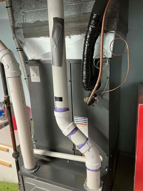 Completed comprehensive preventative maintenance on both air conditioning and furnace systems. Performed full system inspection of HVAC unit including blower motor assembly, electrical connections, control board, and all safety components. Inspected condensate drain lines, refrigerant lines, and ductwork connections. Verified proper operation of all mechanical and electrical components, checked air filter, and ensured system is operating within manufacturer specifications for optimal performance and efficiency.