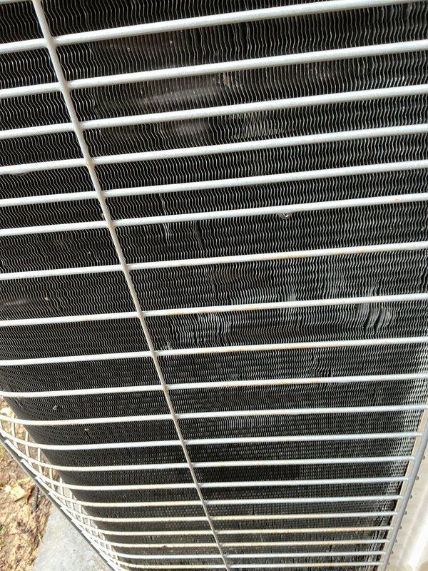 Performed comprehensive tune-up on 10-year-old air conditioning system and 9-year-old furnace unit. Inspected outdoor condenser unit including heat exchanger coils, protective grille, and aluminum fins, which were found to be in clean condition with no significant debris accumulation. Evaluated furnace components including ductwork connections, gas line routing, and internal housing assemblies to prepare system for fall and winter operation. All systems inspected and serviced according to manufacturer specifications, with both heating and cooling equipment confirmed operational and ready for seasonal use.