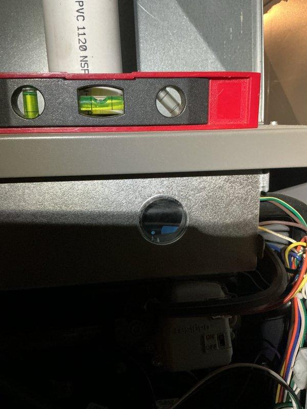 Completed comprehensive furnace tune-up and maintenance on natural gas heating system. Performed standard diagnostic testing including temperature verification (68.4°F measured), leveling inspection of equipment, and thorough examination of electrical components, wiring connections, and PVC venting system to ensure safe and efficient operation.