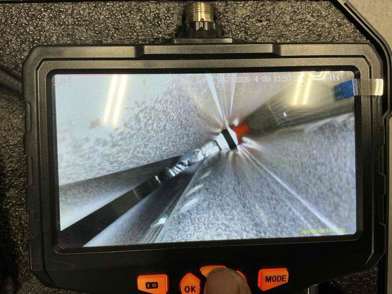 Performed routine air conditioner maintenance and conducted internal ductwork inspection using borescope camera equipment. Verified duct integrity, checked for blockages and proper seam connections, and documented system condition with visual inspection footage.
