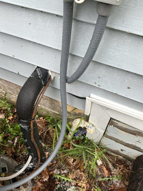 Completed comprehensive AC tune-up and preventive maintenance service on residential cooling system. Inspected refrigerant line sets, electrical connections, and condensate management components; verified proper operation of all system elements. Unit operating within normal parameters with appropriate condensation present, indicating active cooling cycle at time of service.