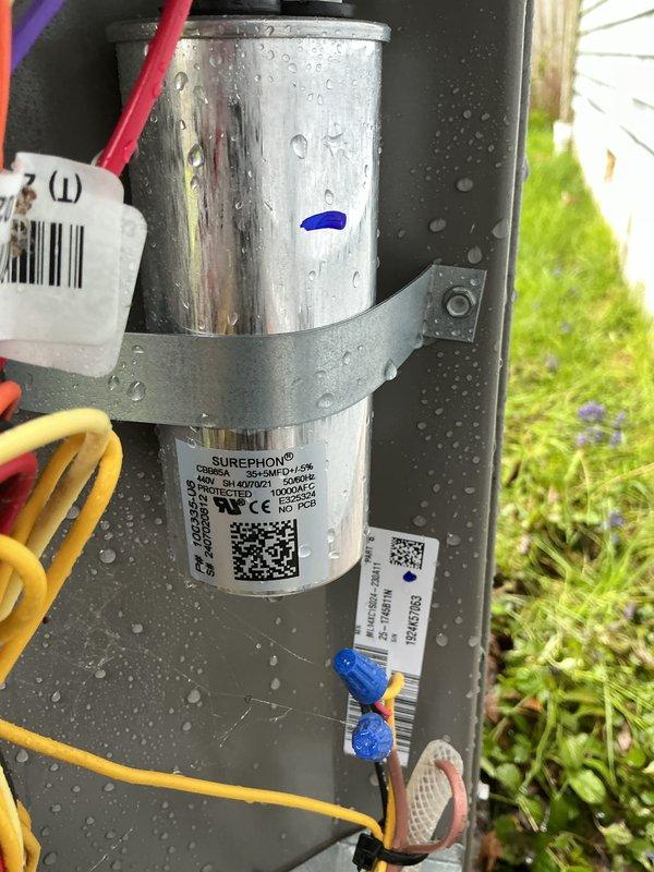 Completed comprehensive AC tune-up and preventive maintenance service on residential cooling system. Inspected refrigerant line sets, electrical connections, and condensate management components; verified proper operation of all system elements. Unit operating within normal parameters with appropriate condensation present, indicating active cooling cycle at time of service.