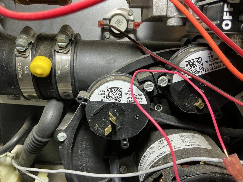 Responded to no heat call on 12-year-old natural gas furnace displaying error code 57. Upon inspection, diagnosed failed inducer motor assembly causing unit lockout. Removed and replaced defective inducer motor with OEM equivalent part, verified proper venting and pressure switch operation, tested ignition sequence, and confirmed system restored to full heating operation.