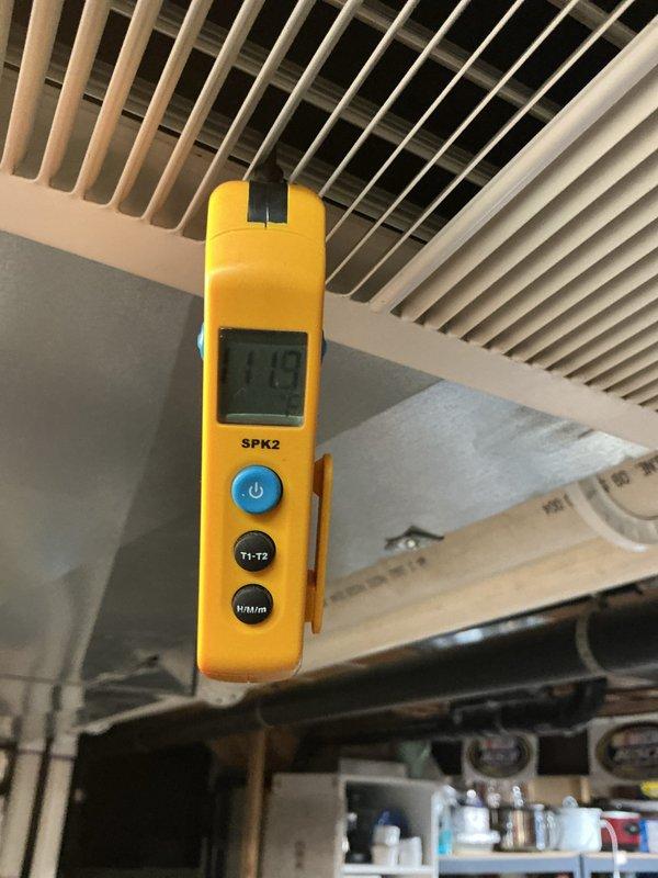 Completed preventive maintenance tune-up on both air conditioning and furnace systems. Performed comprehensive inspection of blower assembly, motor connections, and control wiring; verified proper operation of all electrical components and measured airflow at supply register reading 7.18 (likely CFM or static pressure). All systems tested and operating within normal parameters.