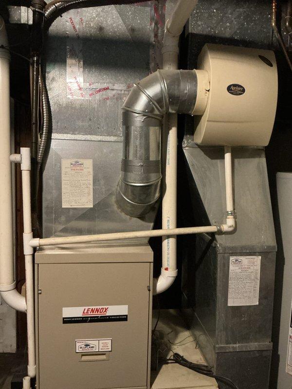 Completed scheduled annual cooling maintenance on 21-year-old Lennox HVAC system. Performed standard preventive maintenance procedures and replaced failed 2-pole contactor as requested. System tested and verified operational upon completion.