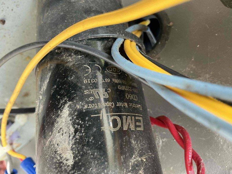 Completed scheduled air conditioning maintenance visit on residential Lennox cooling system. Performed comprehensive inspection of outdoor condensing unit and electrical components, including capacitor assessment and connection verification. System operational and routine maintenance procedures executed per manufacturer specifications.