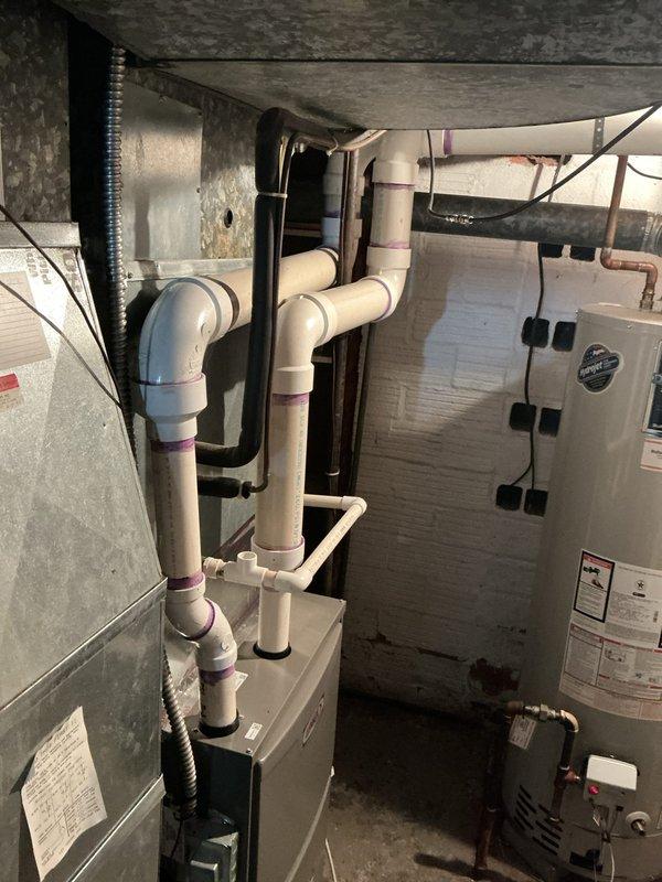 Completed comprehensive annual air conditioning tune-up on a 5-year-old outdoor cooling system. Performed standard preventive maintenance procedures including inspection of all major components, verification of proper refrigerant levels, cleaning of condenser coils, checking electrical connections, and testing system operation to ensure optimal performance for the cooling season.