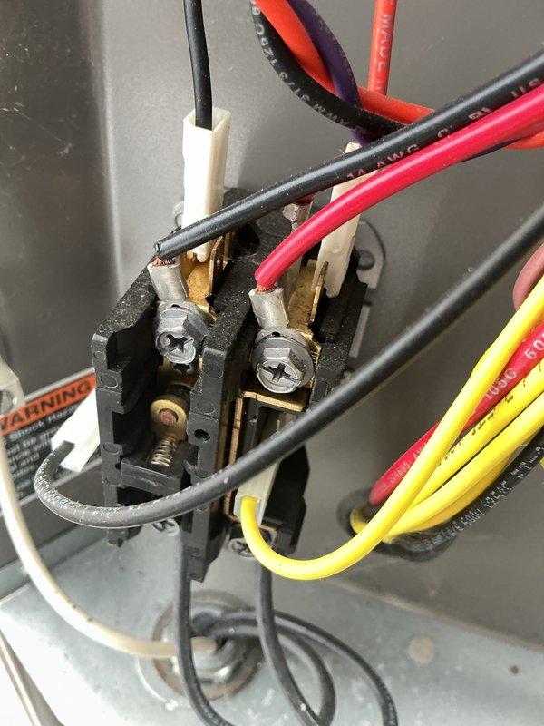 Performed scheduled maintenance on a 2-year-old residential air conditioning system. Conducted comprehensive system inspection including electrical connections at contactor terminal block, verified proper wire terminations and secure connections across all power and control circuits. Utilized refrigerant manifold gauges to measure system pressures and temperatures, confirming optimal refrigerant charge levels and system performance within manufacturer specifications.