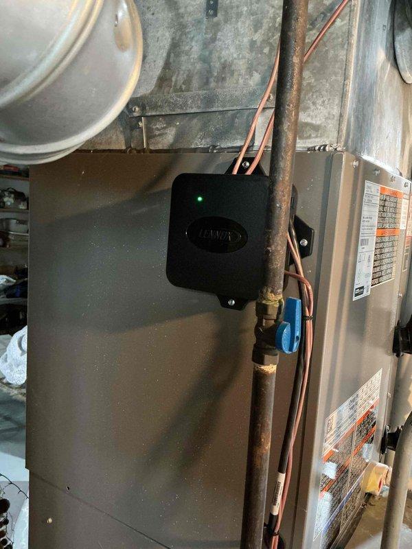 Completed MVP cooling maintenance visit on 1-year-old Lennox air conditioning system located on exterior concrete pad. Performed comprehensive system inspection including indoor air handler components with Carrier controls and copper refrigerant lines, verified proper operation of all mechanical components, checked refrigerant pressures, inspected electrical connections and safety controls, and confirmed optimal system performance. All equipment found operating within manufacturer specifications with no deficiencies noted.