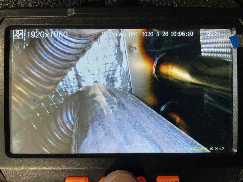 Completed spring maintenance on 6-year-old air conditioning system. Performed comprehensive inspection of cooling equipment including visual examination of evaporator coil and internal ductwork components using digital inspection camera. All system components found operational and available for continued service.