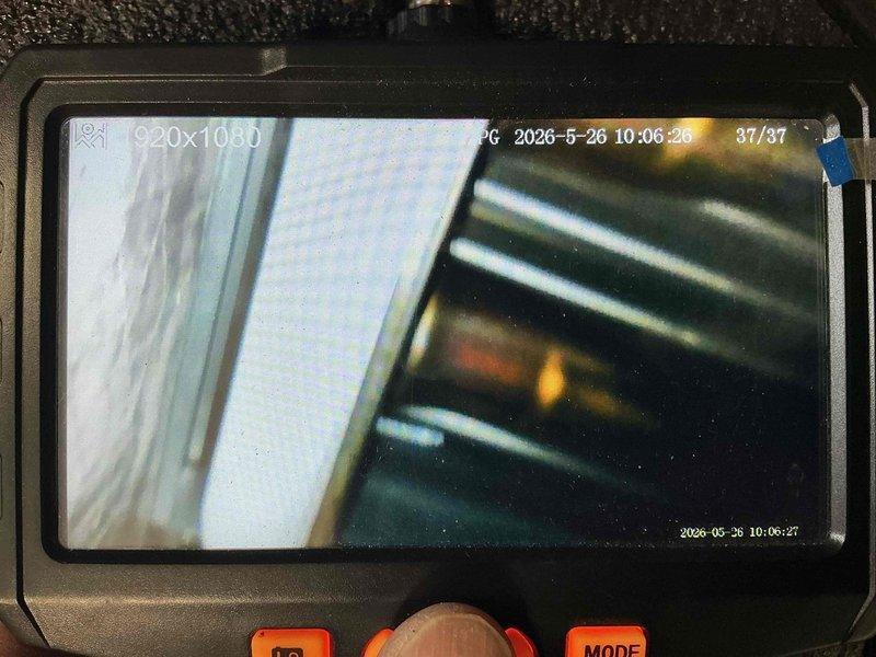 Completed spring maintenance on 6-year-old air conditioning system. Performed comprehensive inspection of cooling equipment including visual examination of evaporator coil and internal ductwork components using digital inspection camera. All system components found operational and available for continued service.