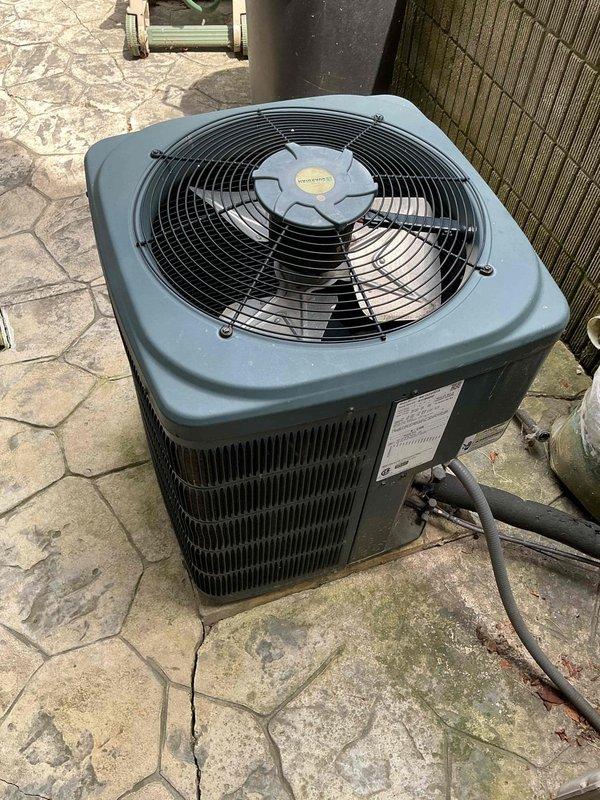 Completed scheduled cooling maintenance on residential air conditioning system. Performed comprehensive inspection of outdoor condenser unit, verified proper operation of fan motor and compressor, checked refrigerant lines and electrical connections, and confirmed system functionality. Unit operating within normal parameters with no immediate repairs required at time of service.
