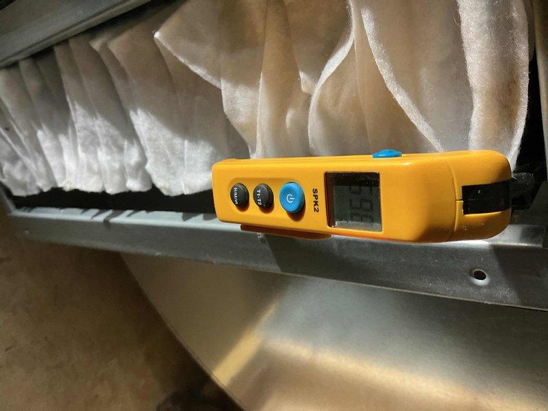 Completed comprehensive tune-up maintenance on both air conditioning system and furnace unit, with both units approximately 10 years old. Performed thorough inspection of internal mechanical components, verified system operation, and took diagnostic measurements using digital testing equipment. Advised that furnace filter replacement will be needed for optimal system performance.