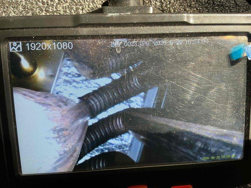Performed annual air conditioning maintenance on 20-year-old system. Inspected ductwork and flexible ducting connections in attic space, documenting condition with photos. Customer renewed maintenance plan coverage with technician present during visit.
