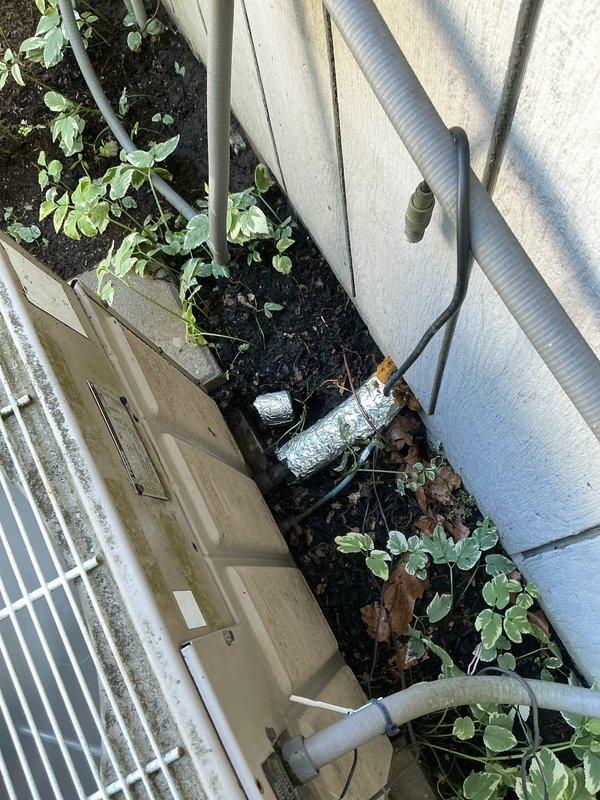 Completed annual maintenance on a 10-year-old residential air conditioning system. Performed standard tune-up procedures including inspection of outdoor condensing unit, verification of electrical connections at disconnect box and control panel, and assessment of refrigerant lines and condensate drainage system. Unit found to be operating within normal parameters with all components functioning properly.