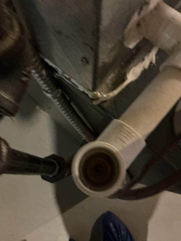 Completed MVP cooling maintenance on 20-year-old air conditioning system. Performed electrical diagnostics using clamp meter to verify amperage draw and system performance. Inspected condensate drain lines, PVC piping connections, and associated HVAC components to ensure proper operation and drainage function.