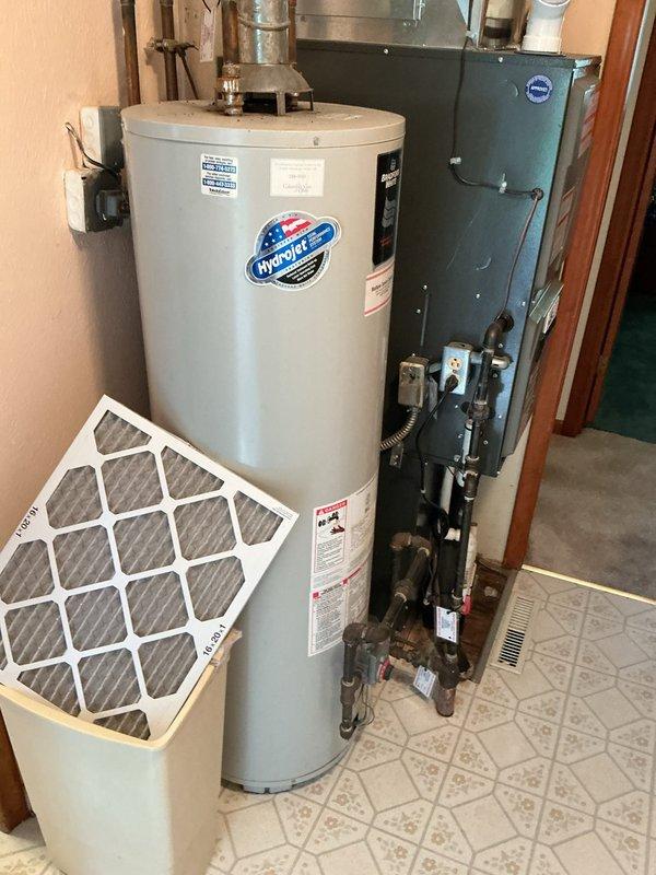 Completed scheduled maintenance on 9-year-old air conditioning system. Performed comprehensive inspection of HVAC equipment, replaced air filter, checked refrigerant levels, and verified proper operation of all cooling components to ensure optimal system performance for the upcoming season.