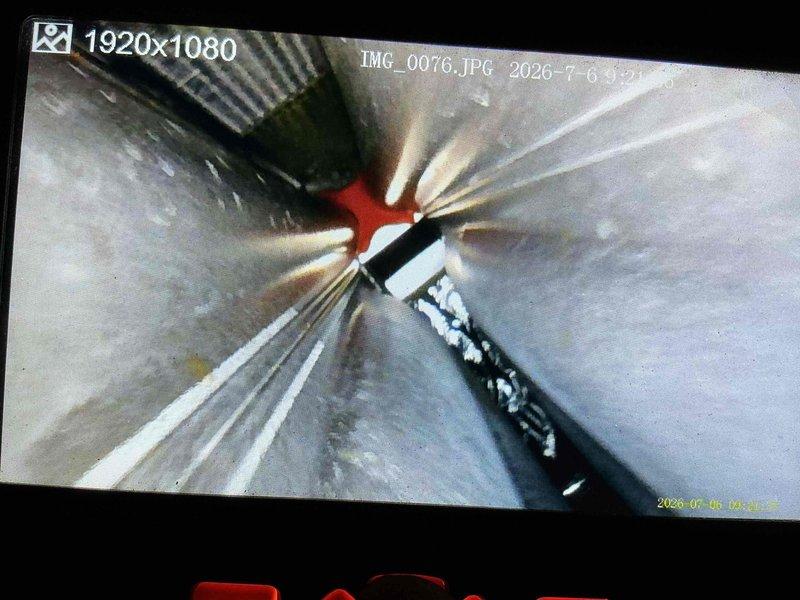 Performed scheduled maintenance on 5-year-old air conditioning system. Conducted thorough inspection of ductwork system using borescope camera equipment to assess interior conditions and verify proper connections at junction points. All ductwork connections and flexible duct sections were examined and found to be secure with no visible air leakage or separation at seams.