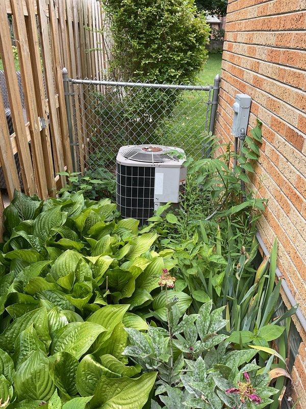 Responded to service call for non-operational air conditioning condenser with fan motor failure. Upon inspection, diagnosed faulty condenser fan motor preventing unit operation. Provided estimate for complete HVAC system replacement including new high-efficiency furnace and air conditioning condenser unit due to age and condition of existing equipment, which showed significant wear and reduced efficiency that would make ongoing repairs cost-prohibitive compared to modern replacement systems.