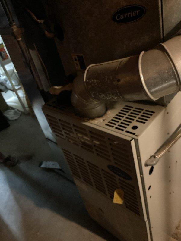 Responded to service call for non-operational air conditioning condenser with fan motor failure. Upon inspection, diagnosed faulty condenser fan motor preventing unit operation. Provided estimate for complete HVAC system replacement including new high-efficiency furnace and air conditioning condenser unit due to age and condition of existing equipment, which showed significant wear and reduced efficiency that would make ongoing repairs cost-prohibitive compared to modern replacement systems.
