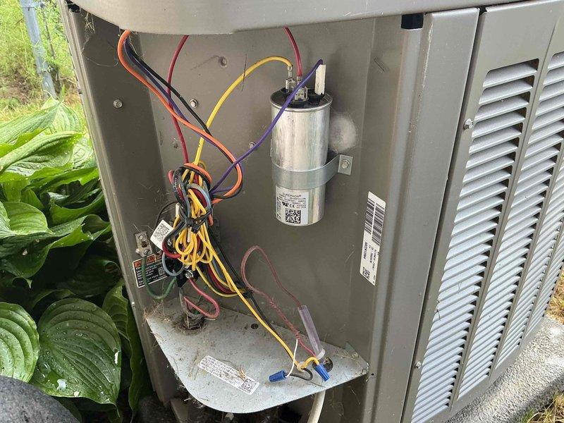 # HVAC Service Completed

Performed comprehensive annual maintenance tune-up on a 2-year-old residential air conditioning system. Inspection included electrical components, capacitor functionality, and overall system operation. All wiring connections were verified secure, refrigerant levels checked, and unit found to be operating within normal parameters. System is in good working condition with no repairs required at this time.