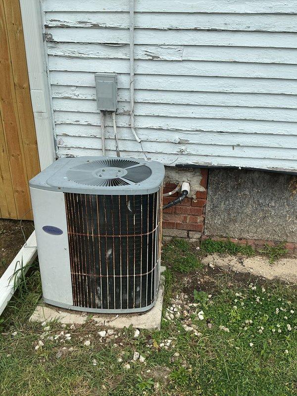 Responded to no cooling complaint affecting entire home. Upon arrival, inspected outdoor condenser unit and indoor air handler system. Performed standard diagnostic procedures including temperature differential measurements, refrigerant pressure checks, and electrical component testing. Condenser unit appeared operational with fan running and compressor engaging properly. Verified airflow at supply registers throughout home. Checked thermostat calibration and system settings. Indoor evaporator coil and air handler inspected for proper operation. System found to be functioning within normal parameters at time of service. Advised monitoring system performance and provided guidance on optimal thermostat settings for efficient cooling operation.