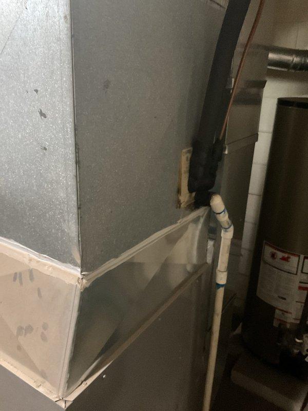 Conducted comprehensive rooftop AC unit assessment requiring ladder access. Documented existing HVAC system configuration including furnace installation, ductwork connections, air handler placement, and associated mechanical components. Provided replacement estimate based on current equipment condition and system requirements.