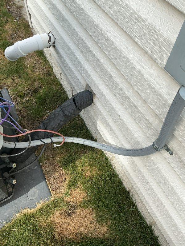 Completed scheduled cooling maintenance on a 5-year-old air conditioning system. During inspection, discovered a damaged fuse in the exterior disconnect box with a bent metal tab, which was replaced to ensure proper electrical protection and system safety. Performed routine maintenance procedures including system evaluation and equipment inspection of the outdoor condensing unit.