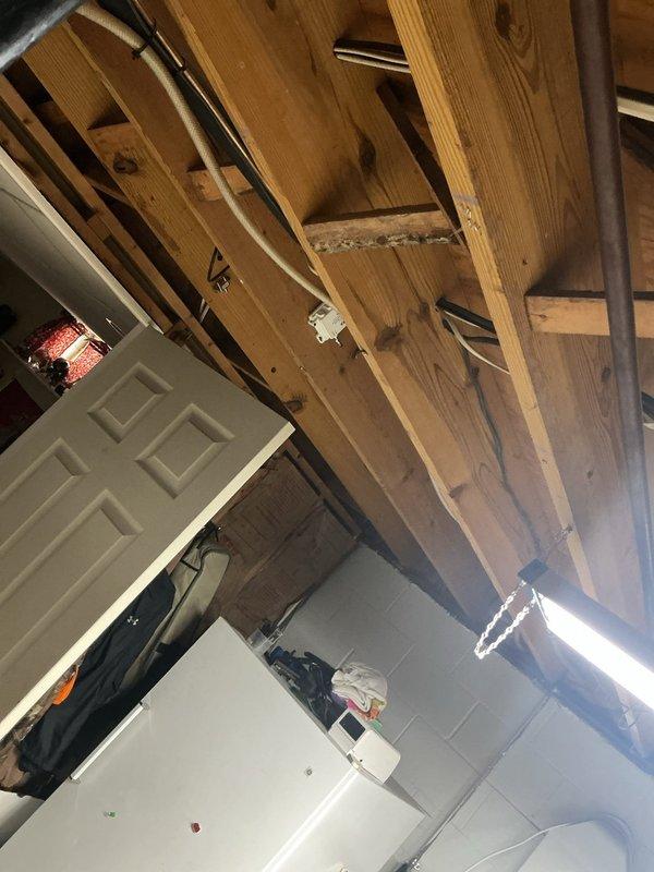 Responded to service call for 20+ year old AC unit with insufficient cooling performance. Conducted system inspection and diagnostics in basement/utility area where HVAC equipment is located. Evaluated ductwork configuration, air handler unit, and associated mechanical components to identify cooling deficiency. Military discount applied to repair services per customer request.