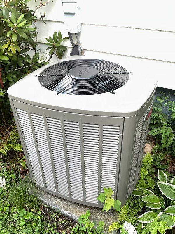 Completed comprehensive MVP air conditioning tune-up on a 3-year-old outdoor condensing unit. Performed standard maintenance protocol including inspection of all mechanical components, verification of refrigerant levels, cleaning of condenser coils, testing of electrical connections, and confirmation of proper system operation. Unit found to be functioning within normal parameters with no immediate service concerns identified.
