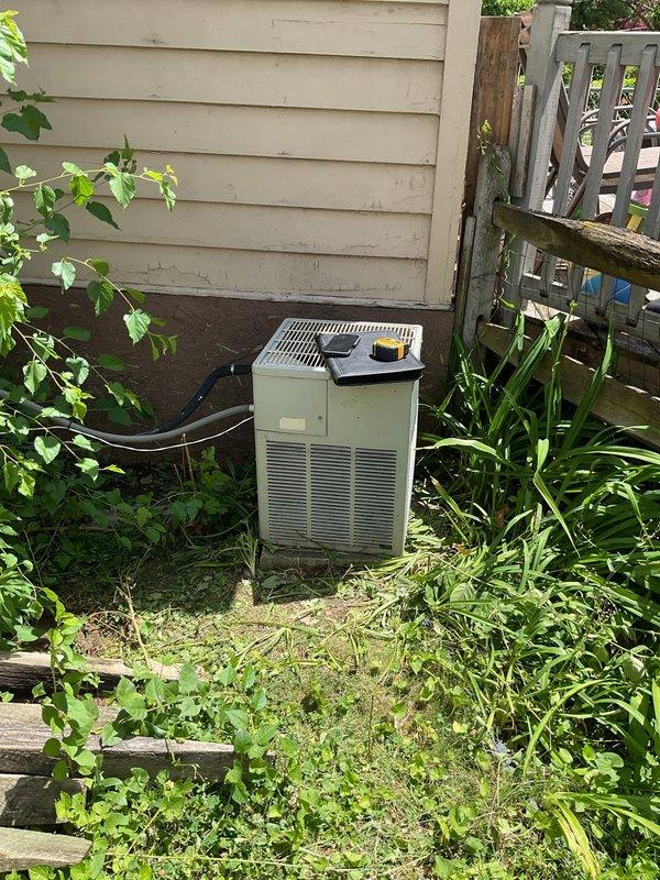 Responded to service call for non-operational air conditioning system. Performed comprehensive assessment of existing HVAC equipment, including Goodman furnace unit installed in interior utility closet and outdoor condensing unit located at building exterior. Documented current system configuration and equipment condition through detailed photography. Prepared complete replacement estimate for new air conditioning system to restore cooling functionality to the residence.