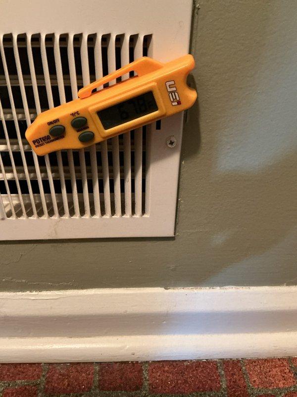 Responded to service call for 11-year-old air conditioning unit with reported fan noise. Upon inspection, diagnosed failed dual run capacitor as the source of the abnormal sound. Replaced defective capacitor with new unit, restoring proper operation. Tested system airflow at supply register and verified normal cooling operation with no unusual noise present.