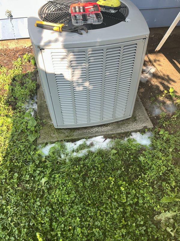 Responded to service call for 12-year-old air conditioning system experiencing short cycling. Upon inspection, discovered heavily clogged air filter with excessive dust and debris accumulation causing restricted airflow and improper system operation. Replaced dirty filter, cleaned condenser unit exterior, and verified proper system operation. Unit now running smoothly with normal cooling cycles restored.
