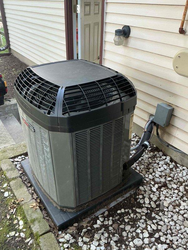 Completed scheduled maintenance on a 5-year-old residential air conditioning system. Performed comprehensive tune-up including inspection of outdoor condensing unit, electrical connections, and internal components. Verified proper operation of all electrical circuits, checked refrigerant lines, and confirmed system functionality. All components found to be operating within normal parameters with no issues identified requiring immediate attention.