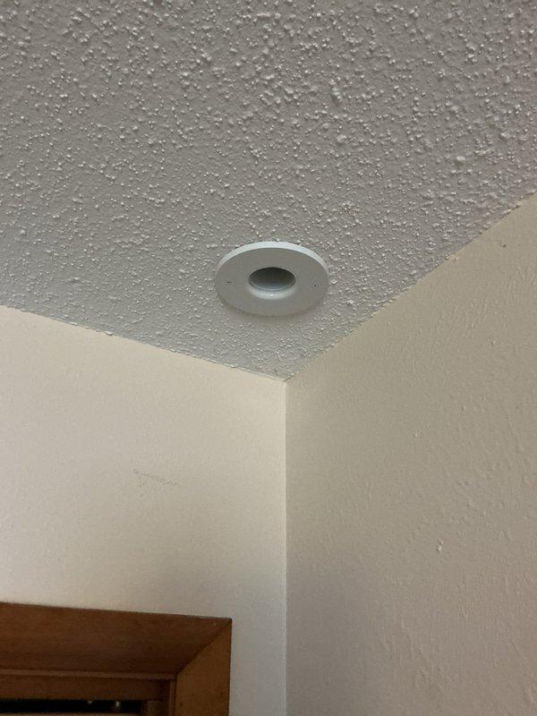 Completed installation of Space Pak high-velocity HVAC system with three distribution runs throughout the residence. Routed insulated flex ductwork through attic space, securing proper connections and maintaining appropriate clearances from existing insulation and framing members. Installed circular ceiling diffusers in designated locations, ensuring proper airflow distribution and flush mounting for finished appearance.