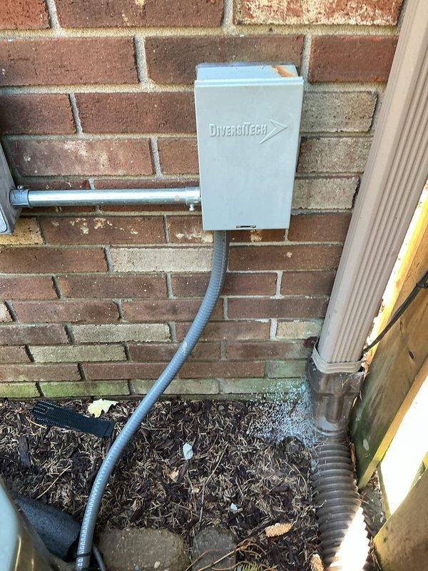 # HVAC Maintenance Service Completed

Performed comprehensive preventive maintenance on a 12+ year old air conditioning system. Conducted electrical diagnostics using digital multimeter to verify proper voltage and amperage readings across system components. Tested capacitor functionality and measured electrical values at 6.86 (volts/amps) to ensure operation within manufacturer specifications. Inspected all electrical connections, wire terminals, and control wiring for secure connections and proper configuration. Verified DiversiTech disconnect switch operation and exterior electrical panel integrity. System tested and confirmed operational following maintenance procedures.