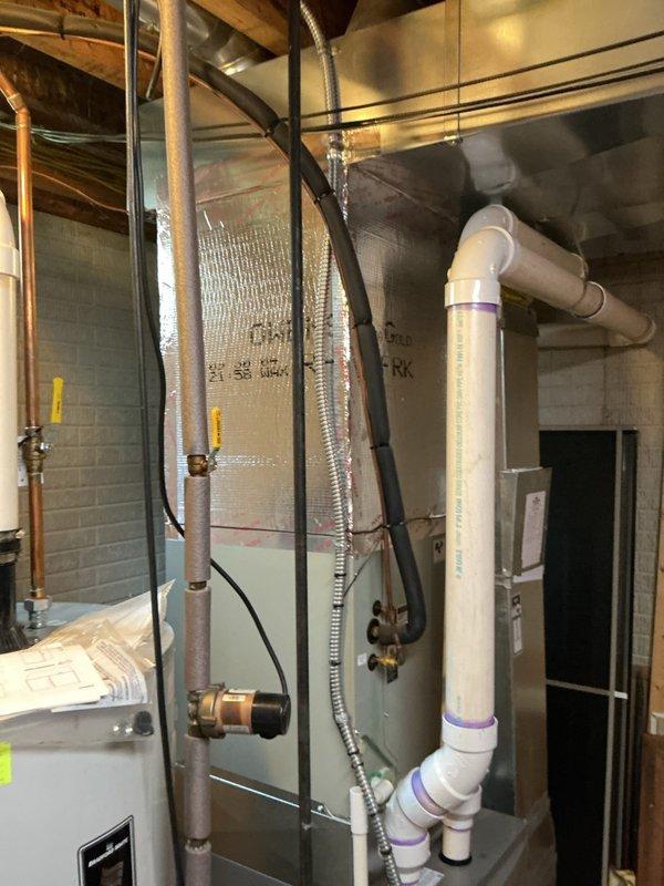 Responded to no cooling complaint on residential air conditioning system. Upon inspection, found failed dual run capacitor on outdoor condensing unit with significant corrosion and rust on terminals and casing. Replaced defective capacitor with new unit, verified proper microfarad ratings, and tested system operation. Unit now cooling properly with normal amperage draw and temperature split.