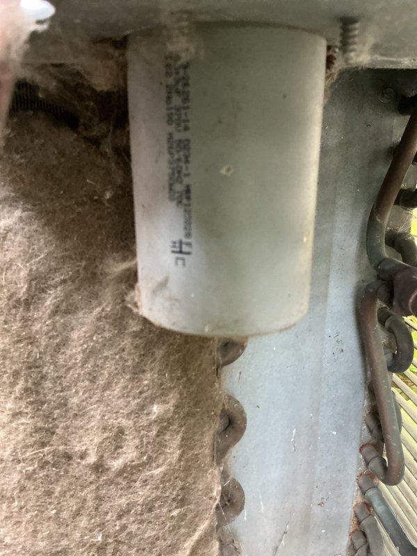 Completed preventative maintenance tune-up on 2-year-old air conditioning system. Performed comprehensive inspection of compressor, condenser coil, capacitor, refrigerant lines, and electrical connections. All components found operating within normal parameters with routine dust accumulation typical for unit age.