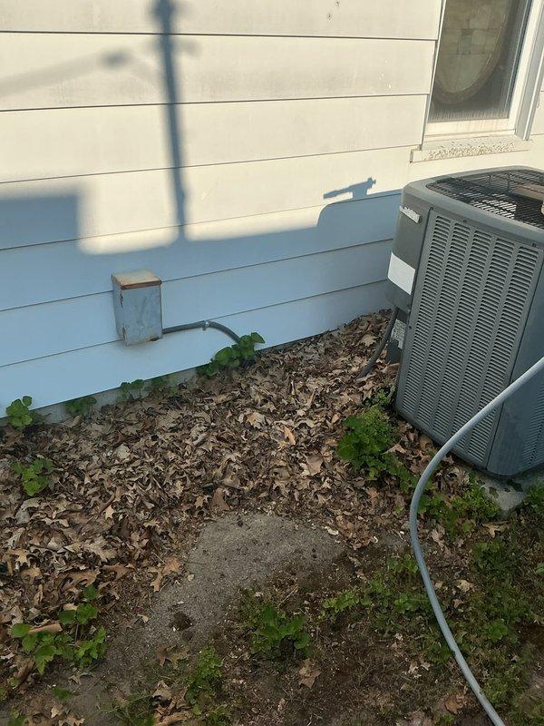 Completed annual air conditioning tune-up on 13-year-old AC system. Performed standard maintenance protocol including filter inspection, refrigerant level check, electrical connection testing, and condenser coil cleaning. Noted significant rust and corrosion on outdoor electrical disconnect box, which should be monitored for potential replacement to prevent electrical hazards. Unit operating within normal parameters upon completion.