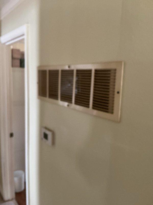 Completed routine cooling maintenance on 16-year-old residential air conditioning system. Performed standard inspection of outdoor condensing unit and indoor air distribution components, verified proper operation of all equipment, and documented system condition with photographic records.