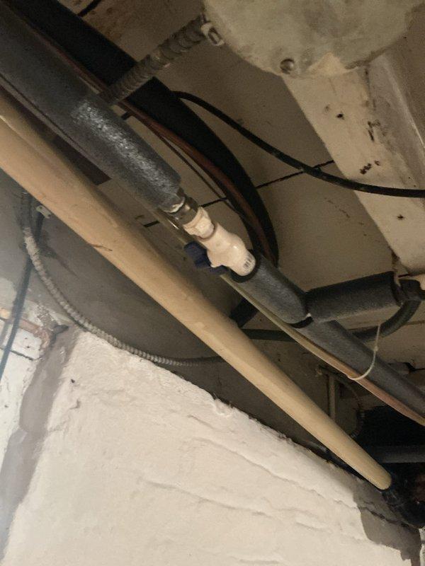 Responded to no cooling call for system over 10 years old. Upon arrival, performed diagnostic inspection of HVAC equipment and accessible components in basement utility area. Documented existing conditions of ductwork, electrical wiring, and surrounding infrastructure showing age-related wear and environmental exposure typical of older installations.