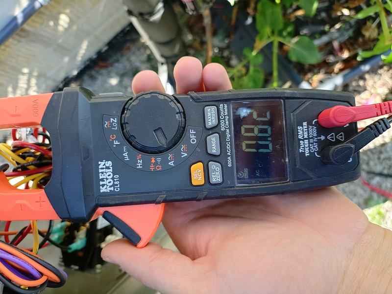 Responded to service call for newly installed PCB air conditioning unit experiencing continuous operation without achieving proper cooling. Upon arrival, performed electrical diagnostics using digital clamp meter to verify system amperage and voltage readings at the outdoor condensing unit. Measurements indicated unit was receiving proper power supply and compressor was drawing appropriate current. Troubleshot thermostat communication and control board wiring to identify cause of non-stop operation. System tested and cycling properly upon completion of service call.