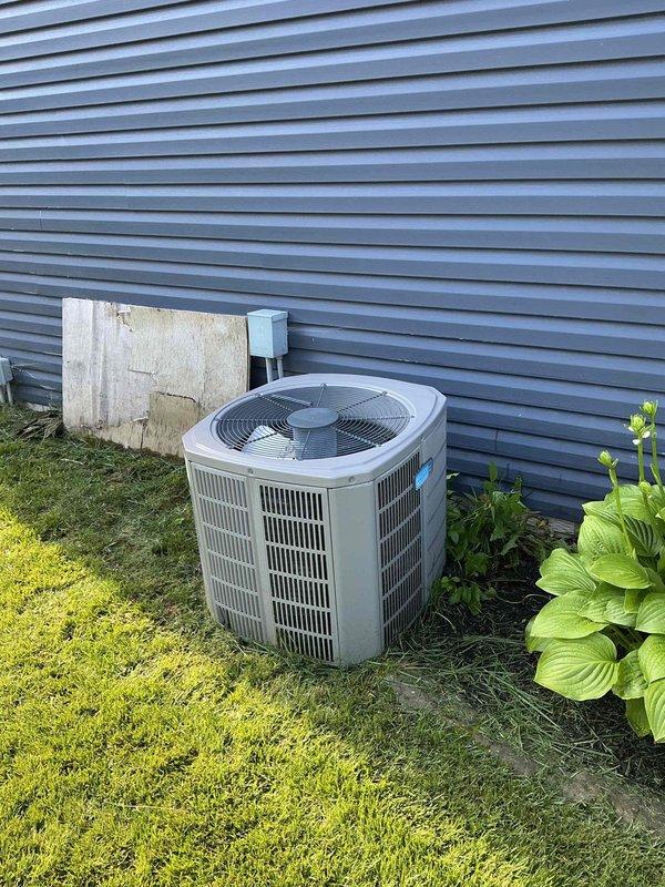 Performed second opinion diagnostic on 5-year-old residential air conditioning system. Previous contractor indicated potential refrigerant leak with R-22 and suspected coil failure. Conducted comprehensive system evaluation including visual inspection of outdoor condensing unit, electrical connections, and overall equipment condition. Unit appeared in fair operating condition with no obvious external damage or deterioration. Provided diagnostic findings and repair recommendations to homeowner for informed decision-making regarding system repair versus replacement options.