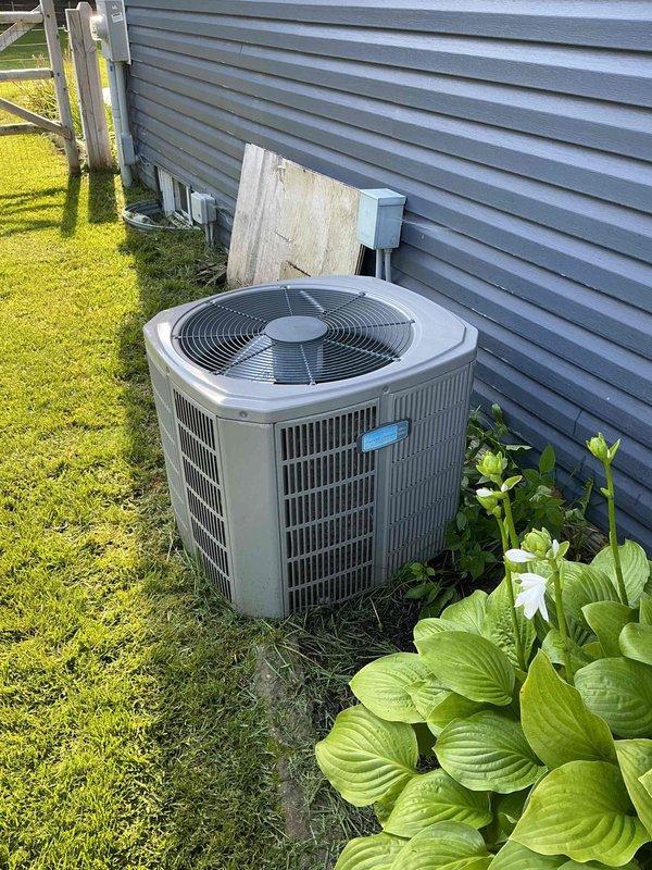 Performed second opinion diagnostic on 5-year-old residential air conditioning system. Previous contractor indicated potential refrigerant leak with R-22 and suspected coil failure. Conducted comprehensive system evaluation including visual inspection of outdoor condensing unit, electrical connections, and overall equipment condition. Unit appeared in fair operating condition with no obvious external damage or deterioration. Provided diagnostic findings and repair recommendations to homeowner for informed decision-making regarding system repair versus replacement options.